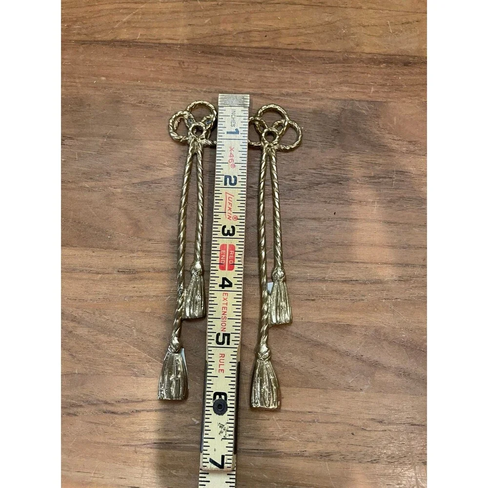 Brass long ropes bow Wall Hooks